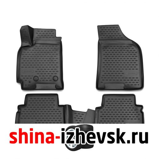 Коврик Autofamily коврики 3D в салон для DAEWOO Gentra, 2013-  4 шт. ) в Ижевске